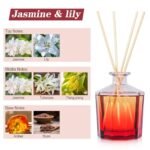 L'odeur Vill Jasmine Lily Reed Diffuser, 8.5 Oz, 10 Sticks - Perfect Home Fragrance for Large Rooms and Bathrooms. - Image 2