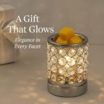Leyoue Electric Crystal Wax Melt Warmer: Elegant Design, Quick Wax Melting, Long-Lasting Fragrance. Ideal for Home Decor! - Image 2