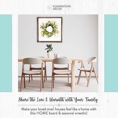 51W6wZkESjL._SL500_.jpg Rustic Small Wreath - Stylish Seasonal Decor for Living Room, Entryway & Kitchen by Foundations Decor - Image 7