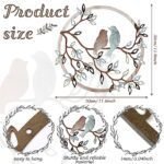 Ferraycle Metal Wall Art: Bird on Tree Branch Silhouette, Ideal for Living Room, Garden, or Office Decor. Perfect Housewarming Gift! - Image 2