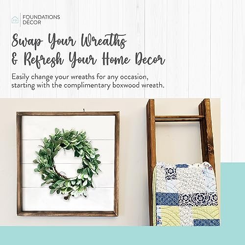 51X1vuhW2WL._SL500_.jpg Rustic Small Wreath - Stylish Seasonal Decor for Living Room, Entryway & Kitchen by Foundations Decor - Image 6