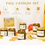 6-Pack Fall Candles Set - Scented Natural Soy Candles for Home, Aromatherapy Gifts for All Occasions. - Image 4