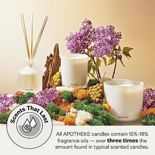51XUnnwnDL._SL500_.jpg Apotheke Charcoal Scented Candle, 10.5 oz - Soy Wax, Non-Toxic Luxury Gift for Him & Her - Image 4