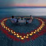 6000 Pcs Artificial Rose Petals + 72 Flameless LED Heart Tea Lights for Romantic Wedding Decor. - Image 4