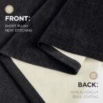 Joydeco 100% Blackout Curtains - 84" Velvet Curtains, 2 Panels for Soundproofing & Insulation (52W x 84L) - Image 9