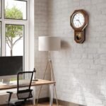 KANEODOT Battery-Operated Vintage Pendulum Wall Clock | Imitation Wood Design for Home Decor - Image 7
