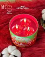 96NORTH Gingerbread Luxury Candle | Large 3-Wick Jar | 40-Hour Burn | 100% Natural Soy Wax | Perfect Christmas Gift - Image 5