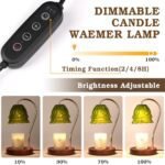 Dimmable Funistree Candle Warmer Lamp with Timer – Ideal Gift for Moms, Fall Home Decor - Image 3