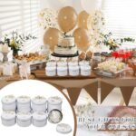 Threlaco 12-Piece Scented Candle Set for Bridesmaids - Soy Wax Floral Gifts for Weddings & Showers - Image 7