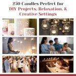 Bulk White Unscented Tea Light Candles in Metal Cups - 250 Votives, 4.5 Hour Burn Time for Weddings & Events - Image 4