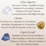 14oz Healing Crystal Candle with Citrine, Lapis Lazuli, Clear Quartz for Optimism & Abundance. - Image 4