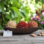 Hosley 14.3-Inch Honeycomb Wood Bowl: Rustic Centerpiece for Potpourri & Orbs, Perfect Home Decor Gift! - Image 3