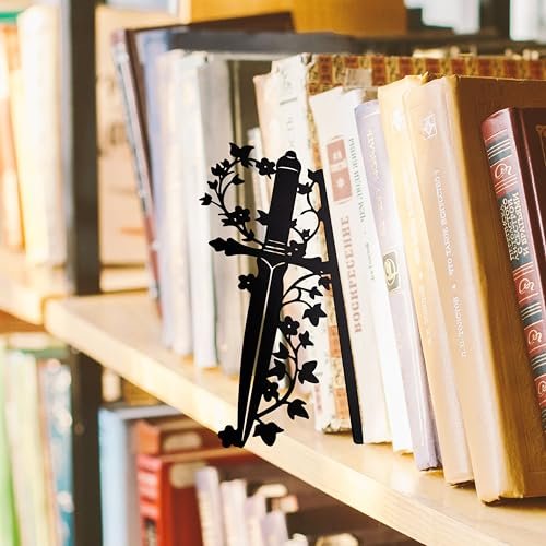 51c5fZ8QJJL._SL500_.jpg UrbanEco Dagger Bookshelf Decor – Fantasy Shelf and Desk Accessory for Men’s Gifts and Book Lovers - Black - Image 6