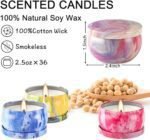 YOROXRG 36-Pack Scented Candle Gift Set: 2.5 oz Portable Jars for Spa, Yoga, Bath & Aromatherapy. - Image 6