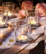 Letine 36-Pack Clear Glass Votive Candle Holders for Weddings, Home Decor, and Holidays. - Image 5