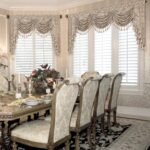 Loom and Mill Luxury Waterfall Valance - Elegant Jacquard Curtain with Tassels for Living Room, Bedroom (Light Coffee, 79" W, 1 Panel) - Image 2