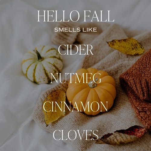51ekE5IHFGL._SL500_.jpg Sweet Water Decor Fall Soy Candles - Hot Cider, Cinnamon, Cloves, and Nutmeg - 9oz Amber Jar, 40-Hour Burn Time! - Image 5