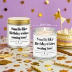 Homsolver Birthday Candles – 9oz Lavender Scented Gifts for Him & Her, 50+ Hours Burn Time, Perfect for Milestone Celebrations. - Image 5