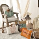AVOIN Colorlife Fall Pumpkin Throw Pillow Covers, 18x18 Inch, Set of 4 – Thankful Harvest Decor for Sofa - Image 4