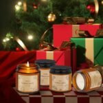4-Pack Scented Soy Wax Candles in Amber Jars – Perfect Gift Set for Women for Birthdays, Valentine's, or Mother's Day - Image 7