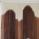 IOWER Large Brown Dip-Dyed Macrame Wall Hanging - Handmade Boho Fiber Art for Bedroom & Living Room (57"W x 39"L) - Image 6