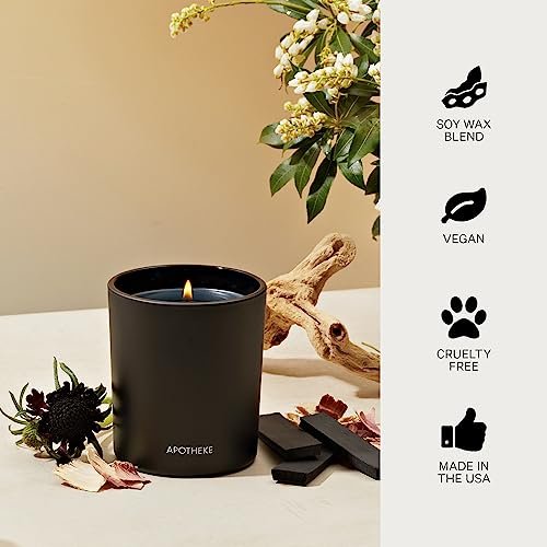 51nfnKn9piL._SL500_.jpg Apotheke Charcoal Scented Candle, 10.5 oz - Soy Wax, Non-Toxic Luxury Gift for Him & Her - Image 5