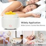 EQUSUPRO 3-in-1 Electric Wax Melt Warmer - Ceramic Scented Melter for Home & Office (Leaf Design) - Image 7