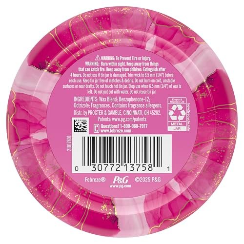 51qimQEx9wL._SL500_.jpg Febreze 11 oz Romance & Desire Scented Candle - 4 Wick Candle, Single Pack - Image 9
