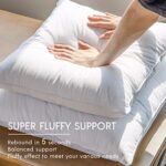 Phantoscope 18x18 Pillow Insert - Cotton-Cover Microfiber Throw Pillow Sham, 1 Count - Image 2