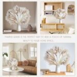 96PCS Natural Dried Pampas Grass Bouquet for Boho Wedding & Home Decor Floral Arrangements - Image 3