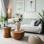 Prettidecor 9.5" Rustic Ceramic Vase for Home Decor, Living Room, Shelf, Mantel, and Office Flowers. - Image 8