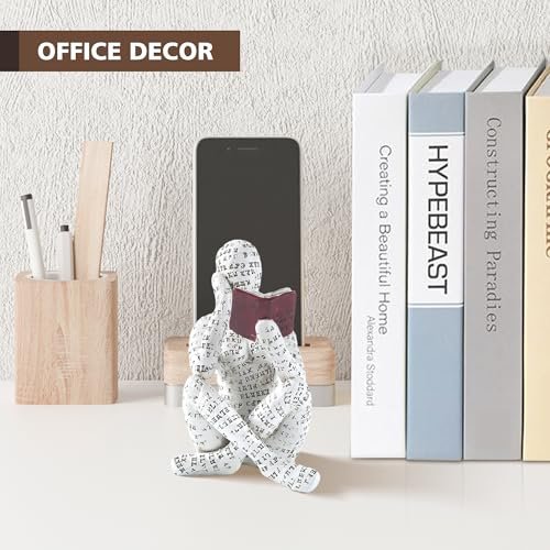51uhlTSSGUL._SL500_.jpg GRAPMKTG Home Decor Women Thinker Statue - Modern Abstract Aesthetic Sculpture for Living Room, Office, or Bedroom. - Image 6