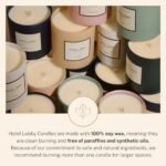 Hotel Lobby Candle Spa – Luxury 9.75oz Soy Candle with Eucalyptus, Mint, Sage, Jasmine & Amber – 65-Hour Non-Toxic Burn - Image 6