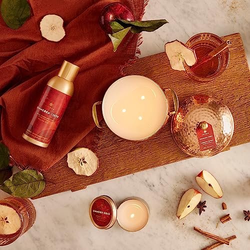 51vjn-DcQuL._SL500_.jpg Thymes Simmered Cider Candle – Warm Apple, Clove, & Cardamom Scent – Luxury Fall Decor, 3 Wick, 18 oz - Image 6