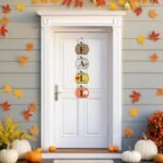 Wooden Fall Pumpkin Wall Sign for Thanksgiving - Farmhouse Decor for Home & Indoor Parties - Image 7