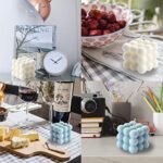 Bubble Candle Set: 2 Cube Soy Wax Scented Candles for Home Decor & Gifting - Image 6
