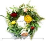 Rustic Small Wreath - Stylish Seasonal Decor for Living Room, Entryway & Kitchen by Foundations Decor - Image 3