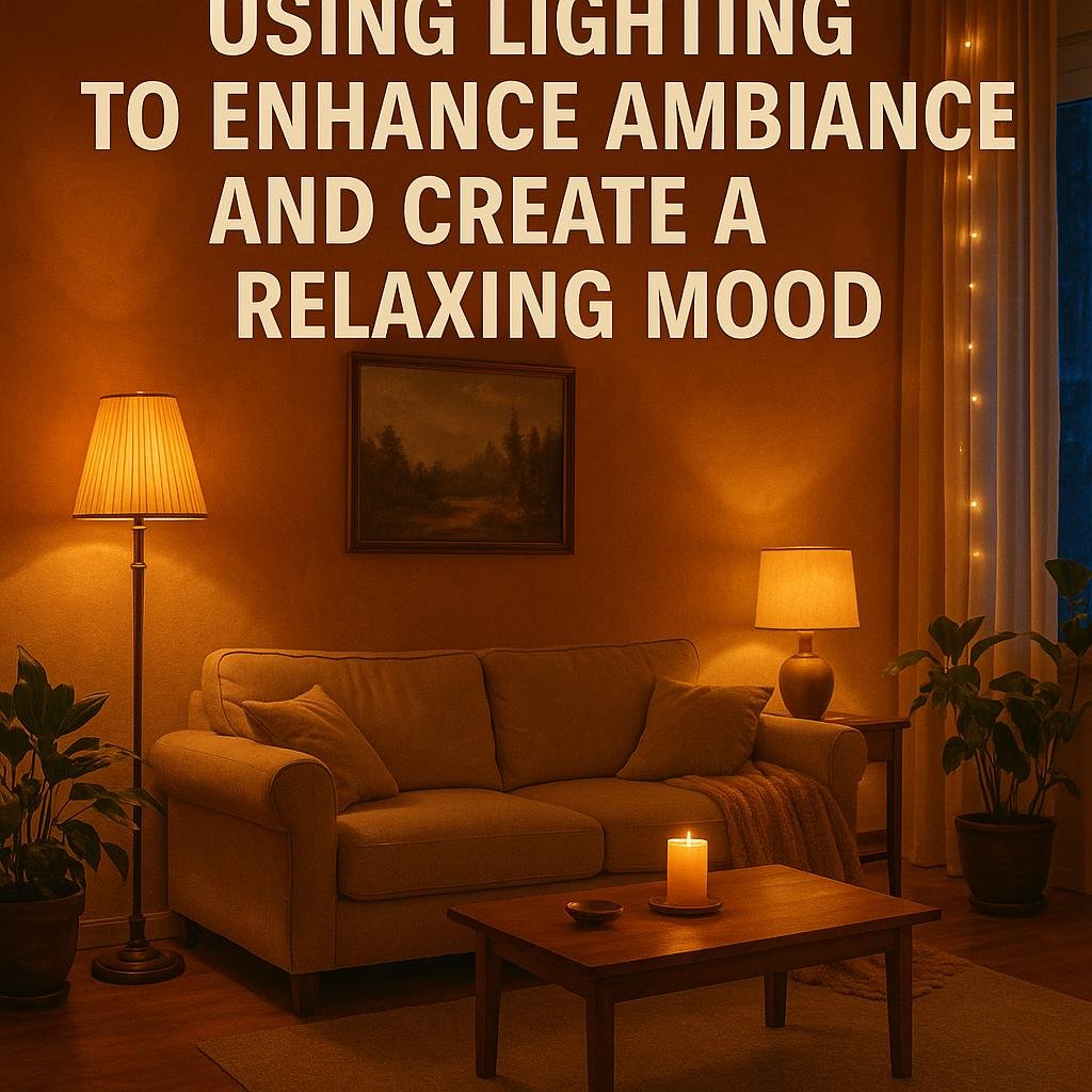 Using Lighting to Enhance Ambiance and Create a Relaxing Mood