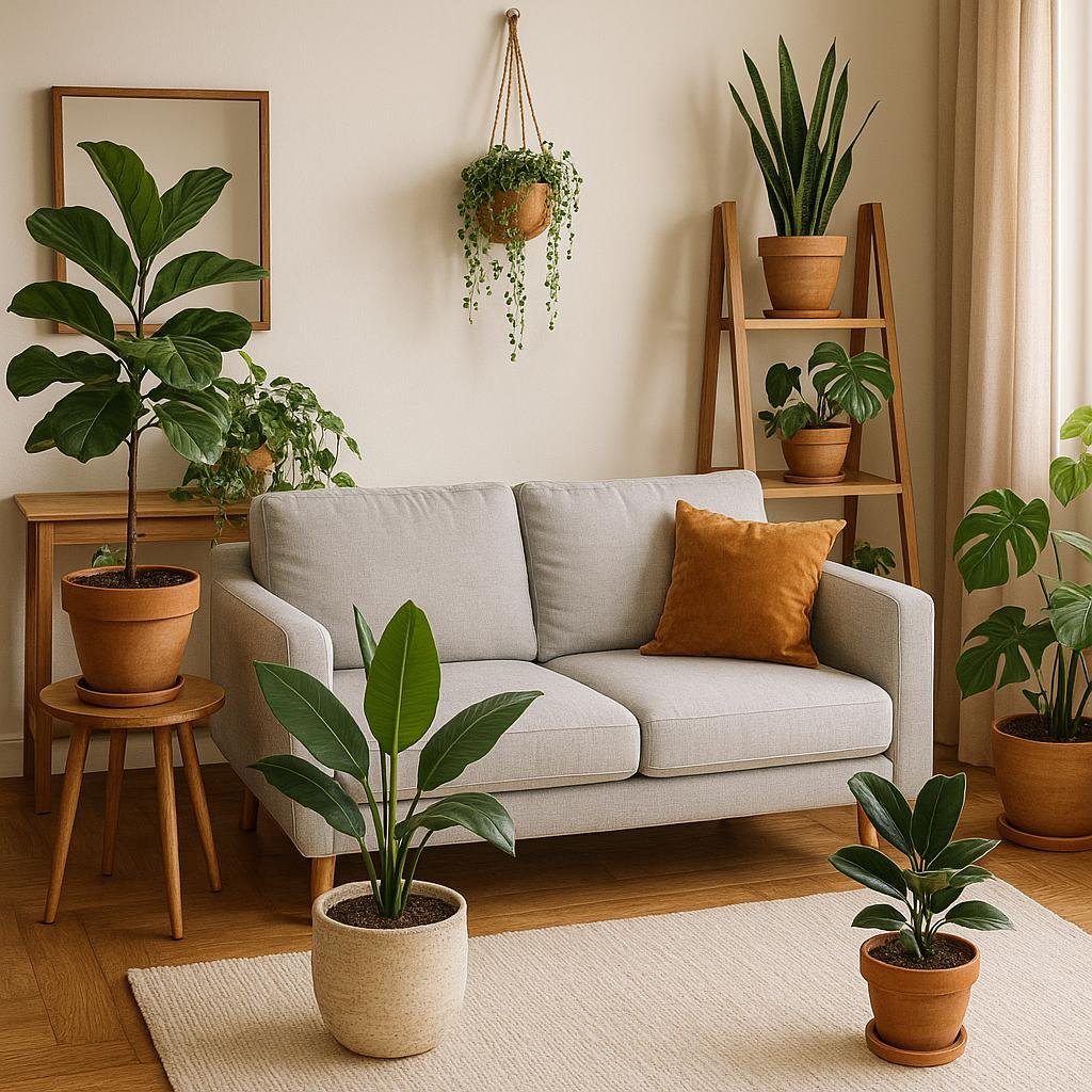 Creative plant Placement Ideas to Enhance Your Living Room