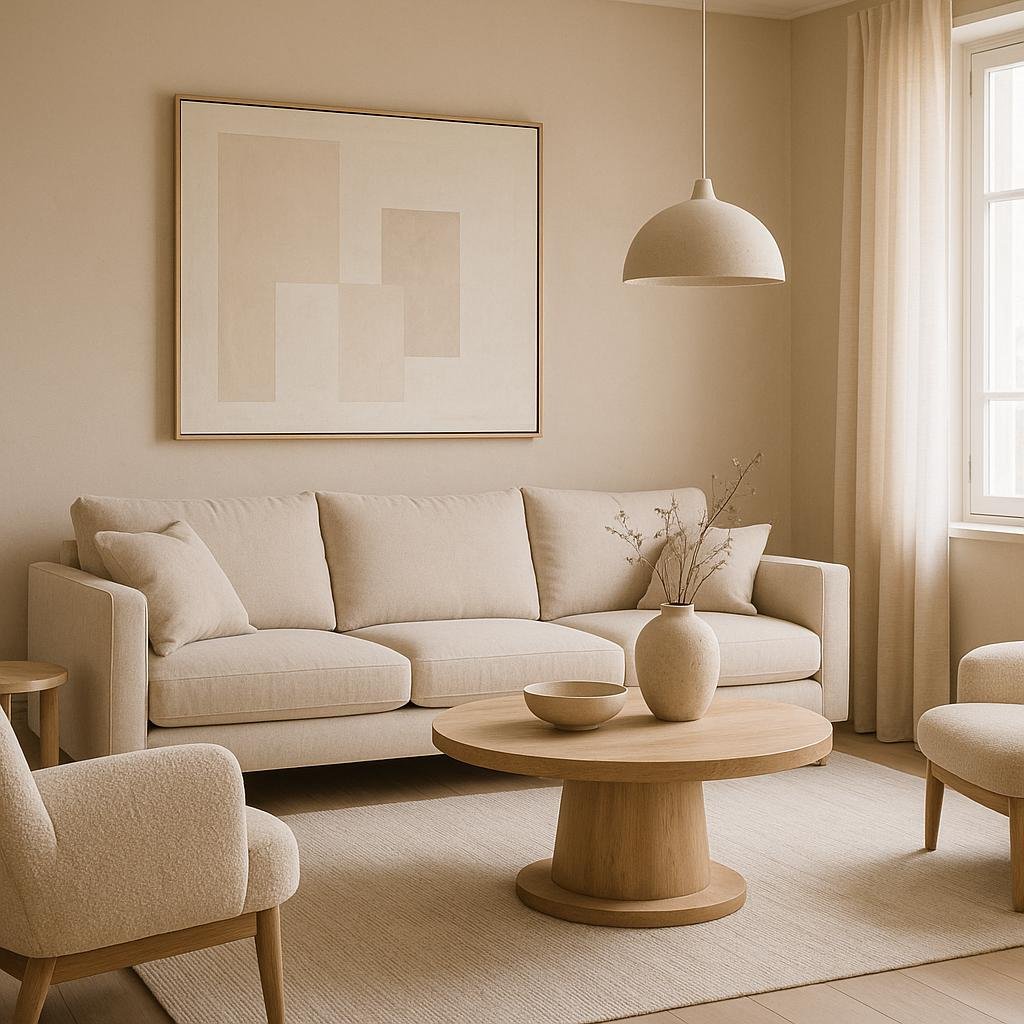 The versatility of neutral color palettes in living room design