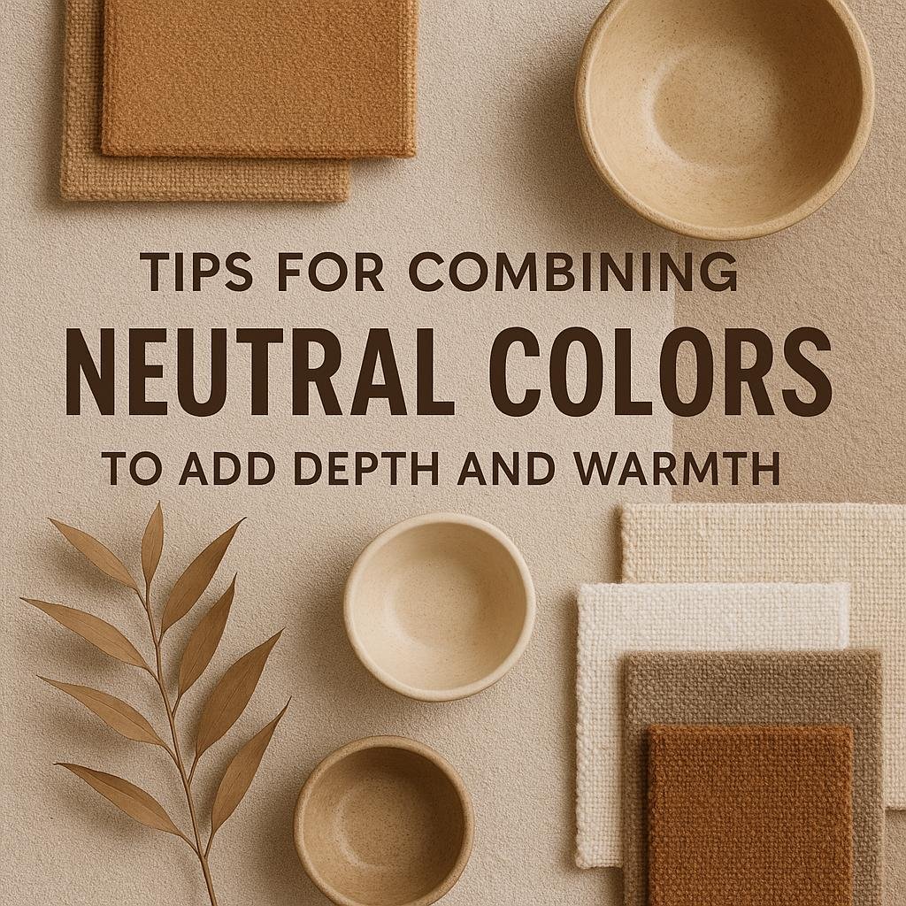 Tips for Combining Neutral ‌Colors to Add Depth and Warmth