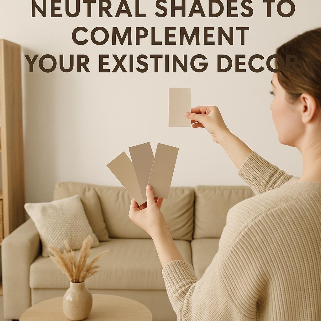 How​ to ​Choose Neutral Shades to Complement Your Existing Decor