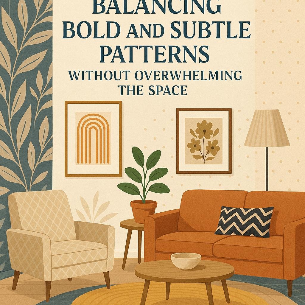 Tips for Balancing Bold and Subtle Patterns Without Overwhelming the‌ Space