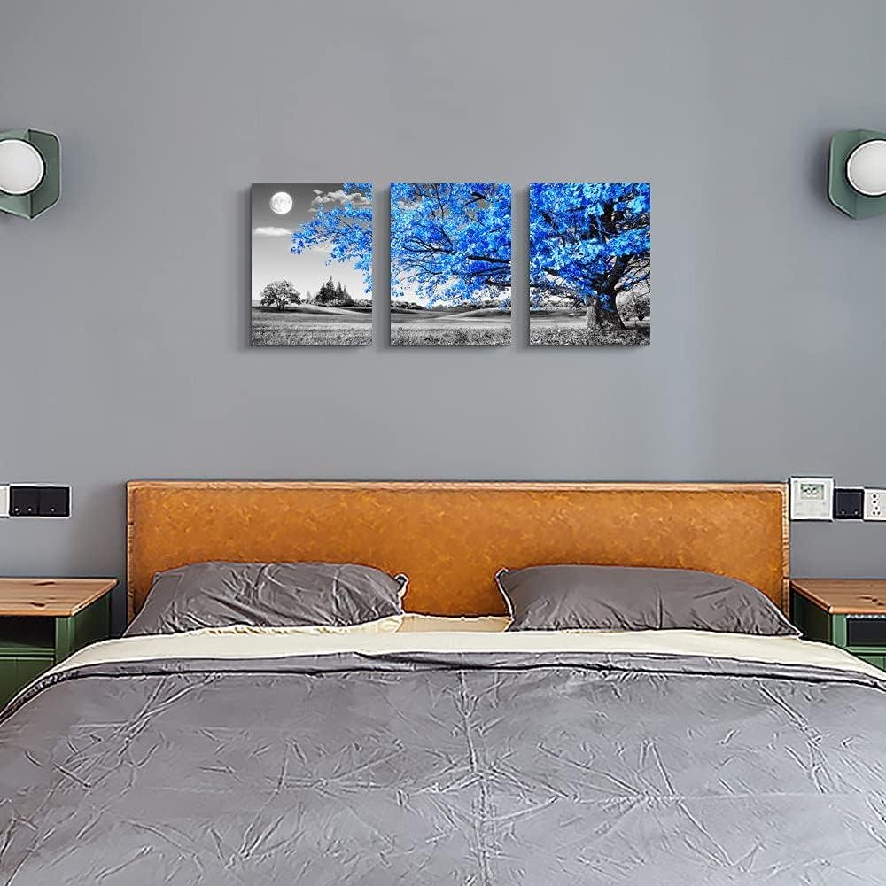 Exploring ​the Enchanting Blue Tree Moon Wall Art for Your ​Home