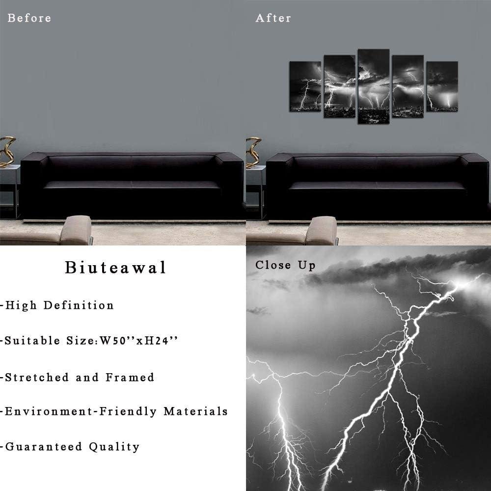 Our Review: Dramatic Lightning Canvas Art That Transforms Spaces