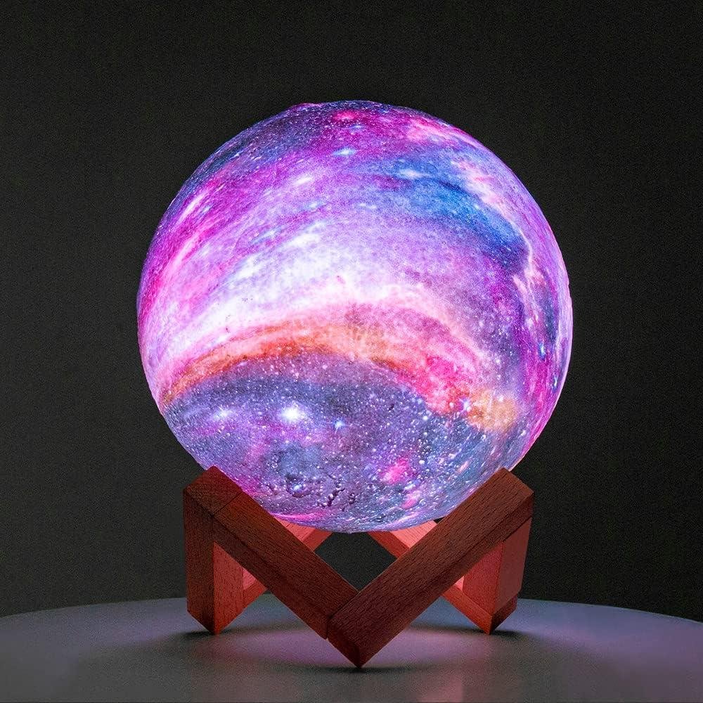 Our Brightworld Moon Lamp Review: A Magical 16-Color Galaxy Night Light
