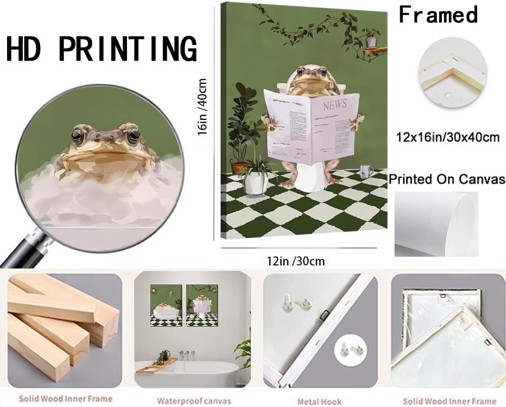 We Tested This Hilarious Frog Bathroom Art so You Don't Have To
