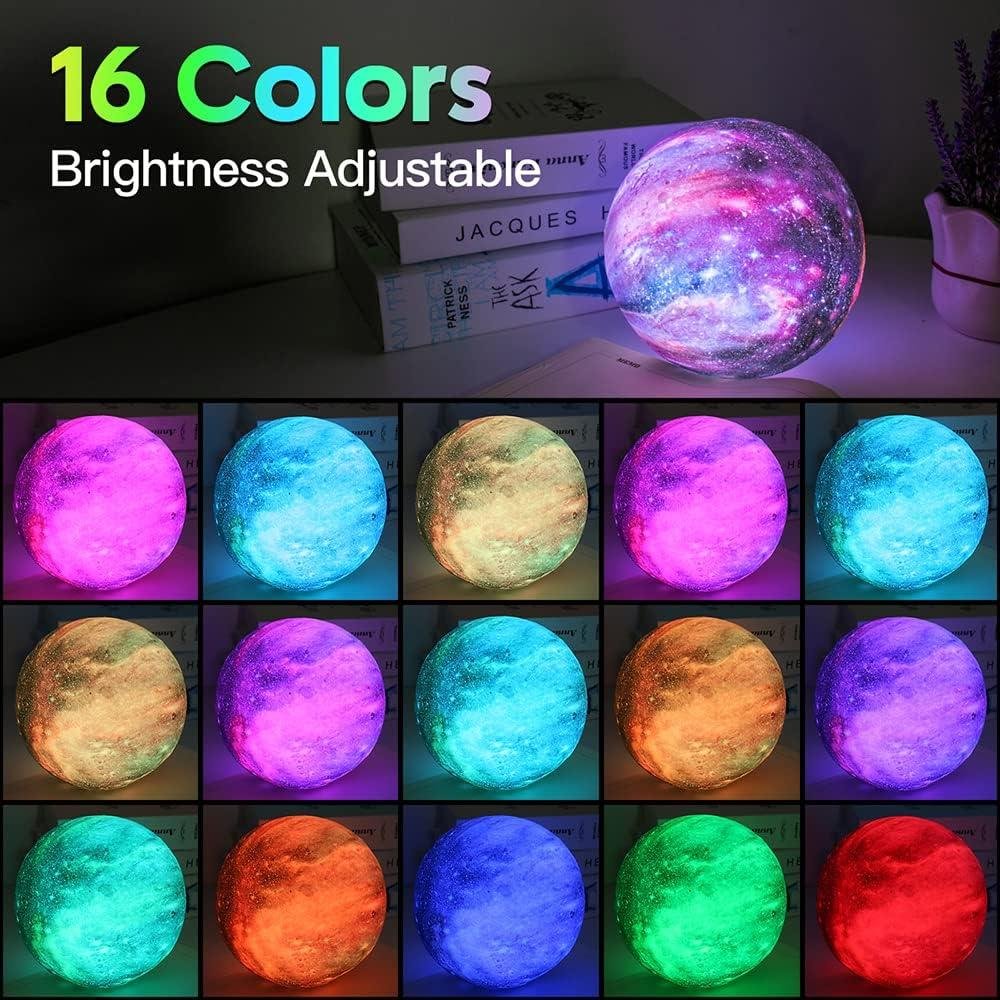 Our Brightworld Moon Lamp Review: A Magical 16-Color Galaxy Night Light