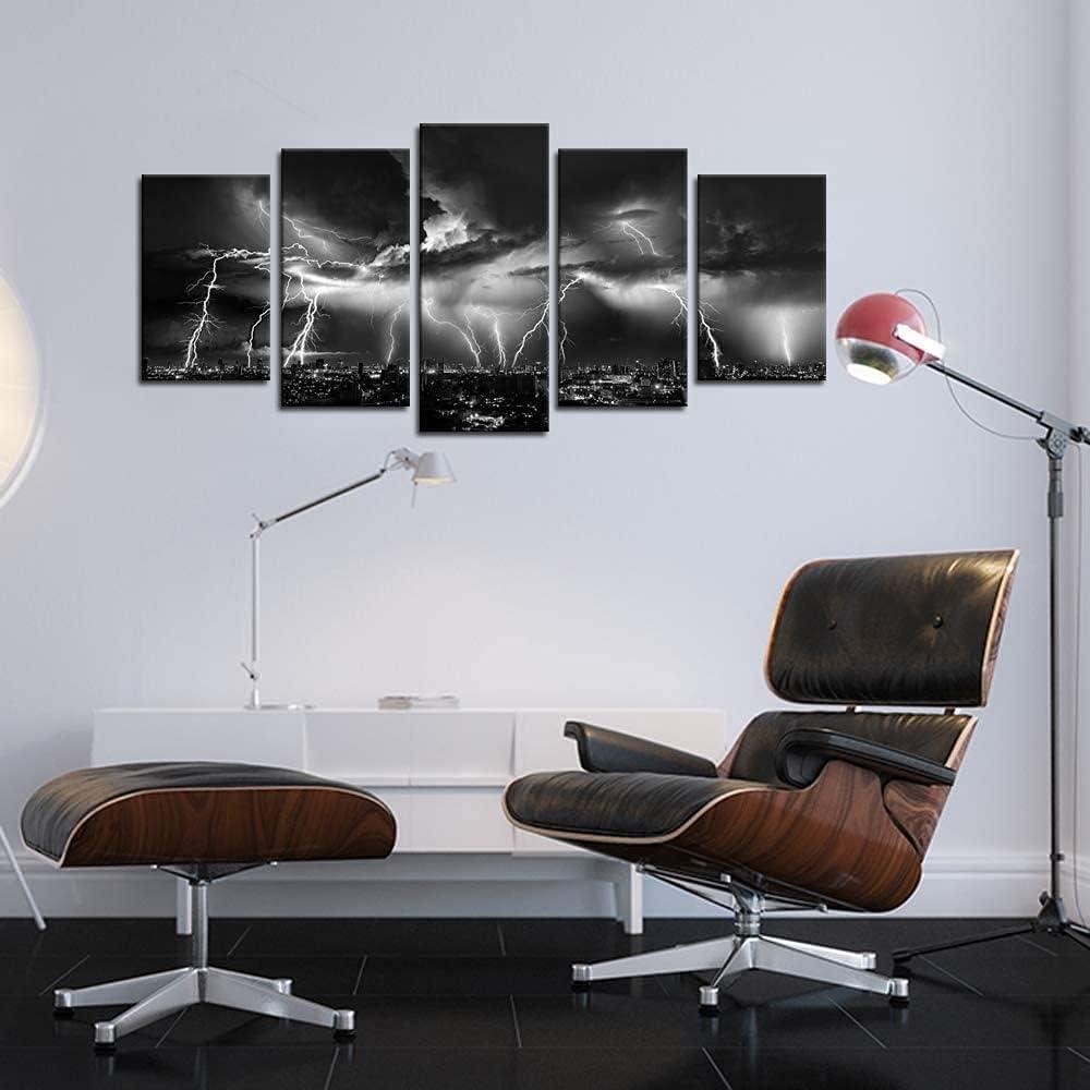 Our Review: Dramatic lightning Canvas Art That Transforms‌ Spaces