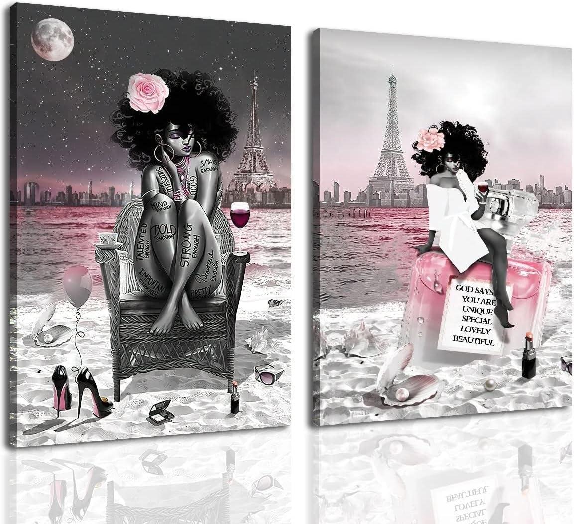 We Explore the beauty of Black Girl Beach Art Prints